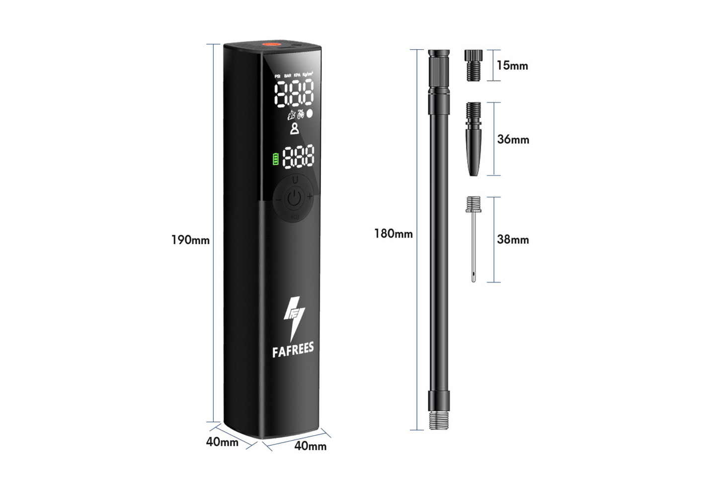 Draagbare elektrische luchtpomp