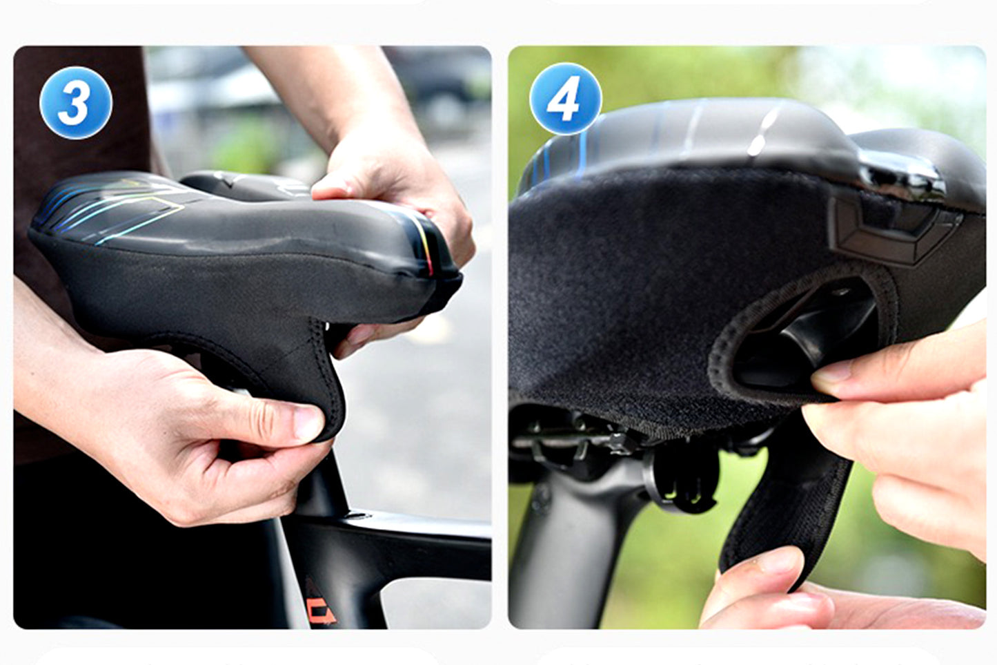 Comfort zadelhoes voor mountainbike