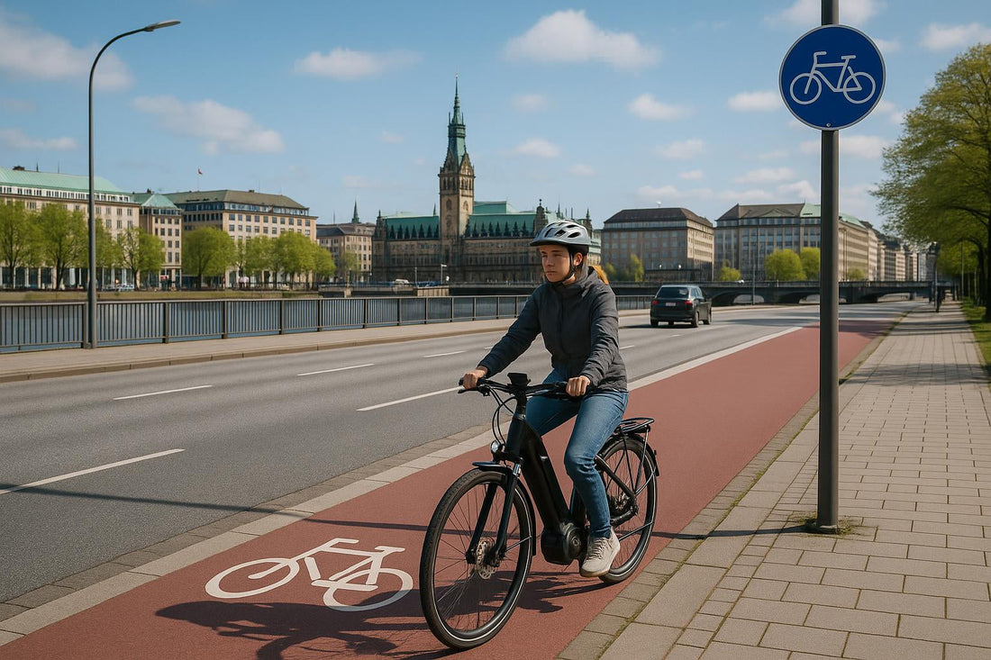Hamburg per E-Bike: Waseberg bedwingen & Altes Land verkennen