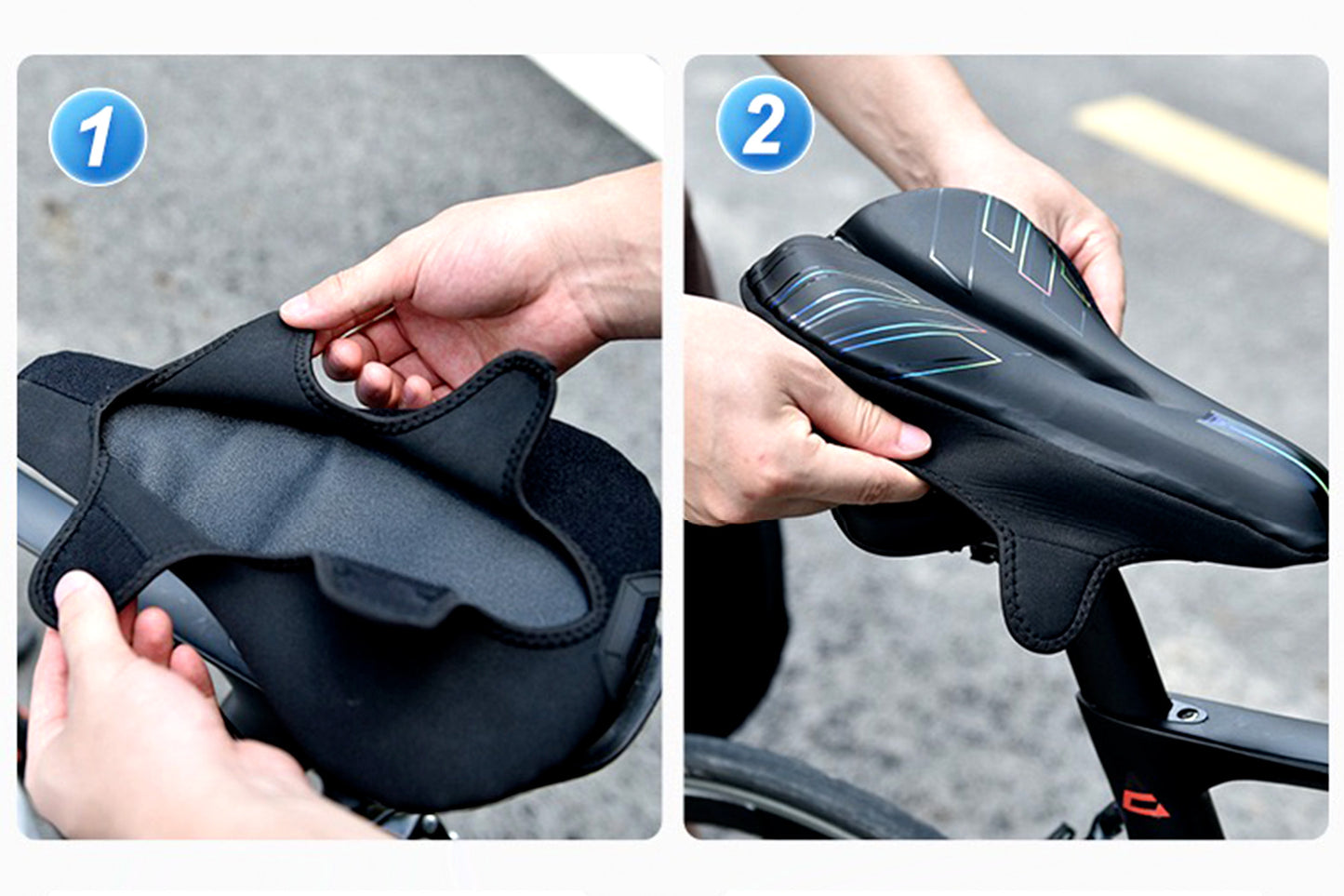 Comfort zadelhoes voor mountainbike